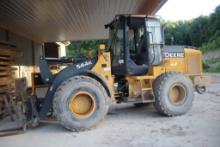 John Deere 544k Wheel Loader w/JRB Quick Coupler, 10,930hrs, Attachment Sel