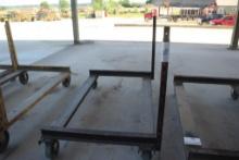44 x 76" Steel Lumber Carts w/Side Posts
