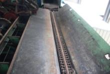 16' Dual Chain Log Trough Conveyor w/Elec Dr & Subframe to Ground