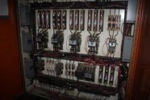 Electrical Cabinet w/Fused Motor Starters & Relays (runs Yates planer/mould