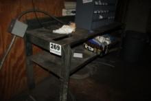 24" x 80" Steel Work Table & Remaining Contents