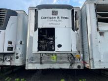 2007 Utility tandem axle aluminum refrigerated van trailer, 53 ft x 102 in,