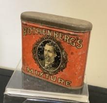 Tobacco Tin - Rothenberg's, See Photos For Condition