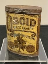 Tobacco Tin - Qboid Granulated, See Photos For Condition