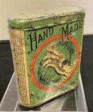 Tobacco Tin - Hand Made Globe Tobacco Co,, See Photos For Condition