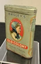 Tobacco Tin - Bagley's Old Colony, See Photos For Condition