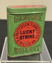 Tobacco Tin - Lucky Strike Roll Cut, See Photos For Condition