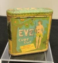 Tobacco Tin - Eve Cube Cut, See Photos For Condition
