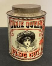 Tobacco Tin - Dixie Queen, See Photos For Condition