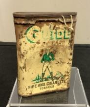 Tobacco Tin - Guide, See Photos For Condition