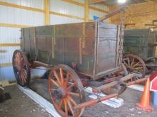 Trisco horse drawn wagon on Weber running gear all original