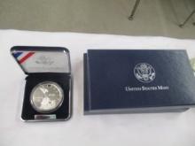 US Mint Marine Corps Anniversary Silver Dollar 2005