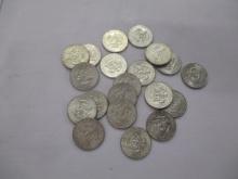 US Kennedy Silver Halves 1964 20 coins