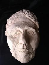 Artisan Clay Sculpture-Facial Profile Wall Plaque by Maria Claro Chapel Hill Native