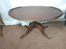 Vintage Mahogany Oval Coffee Table