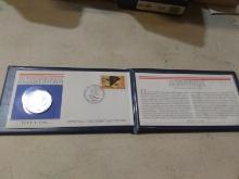 Heroes of Desert Storm First Day Cover and Coin