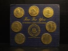 Coin History of the US Presidents Minted in Solid Brass
