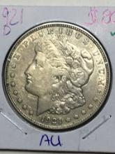 1921 D Morgan Dollar