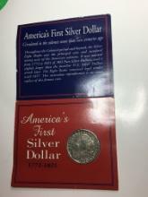 Americas First Silver Dollar "the Eight Reale"