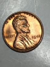 1941 Lincoln Cent Red Yellow