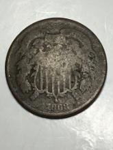 1868 U. S. 2 Cent Copper