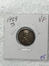 1929 S Lincoln Wheat Cent
