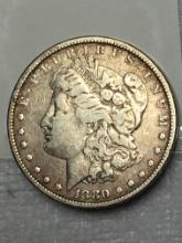 1880-p 8/7 Morgan Dollar Vam 10 Bit