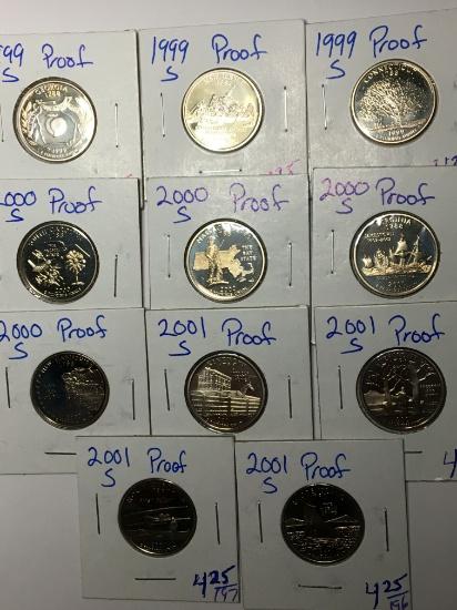 FOREIGN & US COINS SILVER, MINT SETS BOOKS & MORE