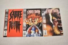 Three Marvel Sabre Tooth Comics