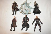 Six Lord of The Rings Action Figures