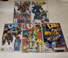 Five Marvel Cable Comics