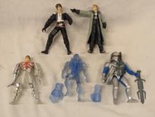 Five Mixed Action Figures