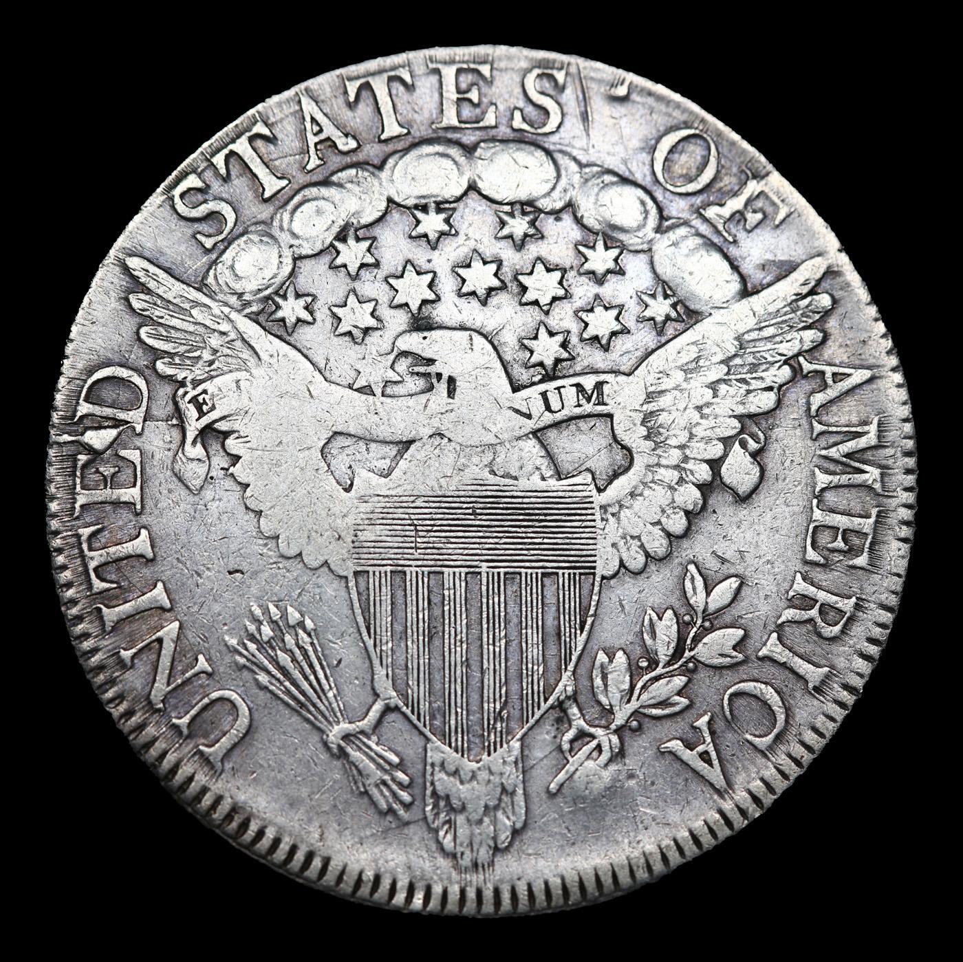 ***Auction Highlight*** 1807 Draped Bust Half Dollar 50c Graded vf25 details By SEGS (fc)