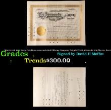 March 12th 1896 Stock Certificate 'Anaconda Gold Mining Company' Cripple Creek, Colorado, 500 Shares