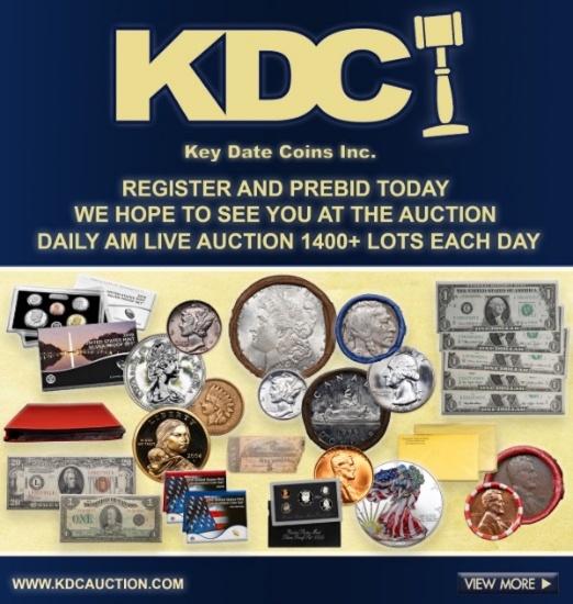 Key Date Coins Spectacular AM Live Auction 23 pt 1