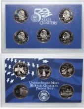 2000 United States Mint Proof Quarter Set 5 pc set No Outer Box
