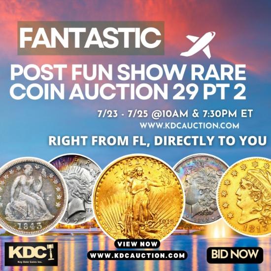 Fantastic Post FUN Show Rare Coin Auction 29 pt 2