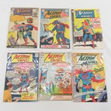 6 Action DC comics 325, 327-329, 333, 335