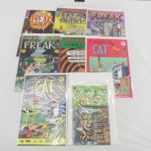 8 Underground comics Fat Freddy's Cat #2