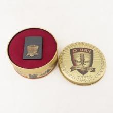 D-Day 50 Year Anniversary Zippo lighter in tin