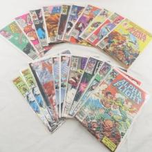 20 Marvel Alpha Flight comics including #1