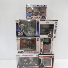 7 Star Wars Funko! Pop Figures in Boxes