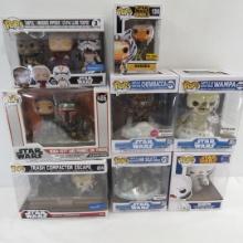 8 Star Wars Funko! Pop Figures in Boxes