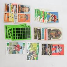 25+ Mixed 1950-1970's Topps Football Cards