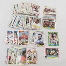 150+ Mixed Early 1980's Football Cards