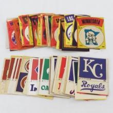80+ 1968-72 Fleer Baseball Cloth Stickers
