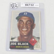 1953 Rare Joe Black Topps Baseball Cards