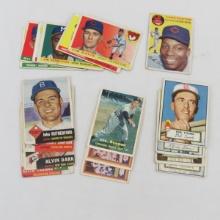 20 1950-60's Baseball Cards with wear