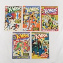 5 Vintage Marvel X-Men comics 63, 69 73, 77, 88