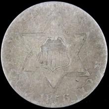 1856 U.S. 3-cent silver piece